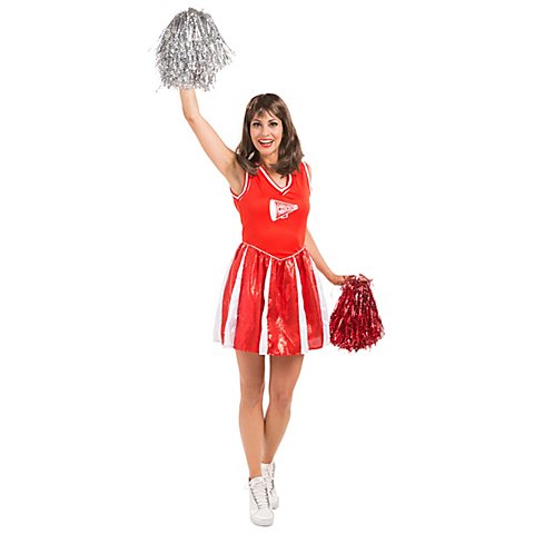 Image of buttinette Cheerleader Kleid "Eagle" für Damen, rot/weiss