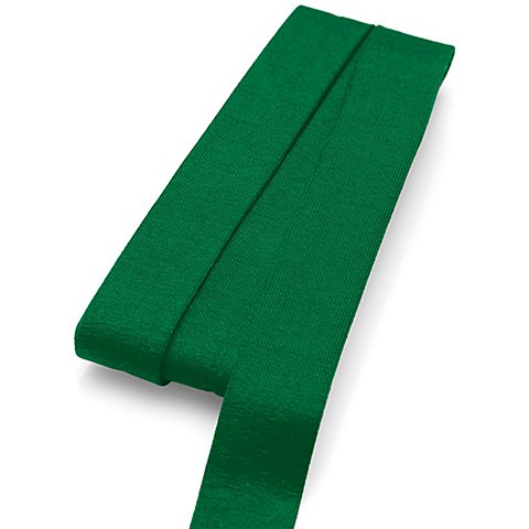 Image of buttinette Jersey-Einfassband, grün, Breite: 2 cm, Länge: 3 m
