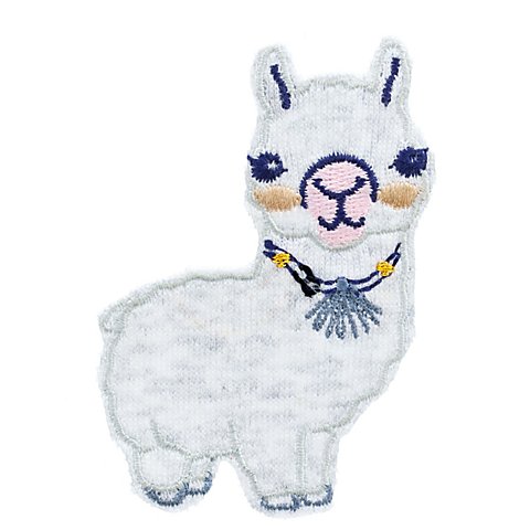 Image of buttinette Applikation "Lama", Grösse: 6,9 x 5 cm, Inhalt: 2 Stück
