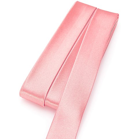 Image of buttinette Satin-Schrägband, rosa, Breite: 2 cm, Länge: 5 m