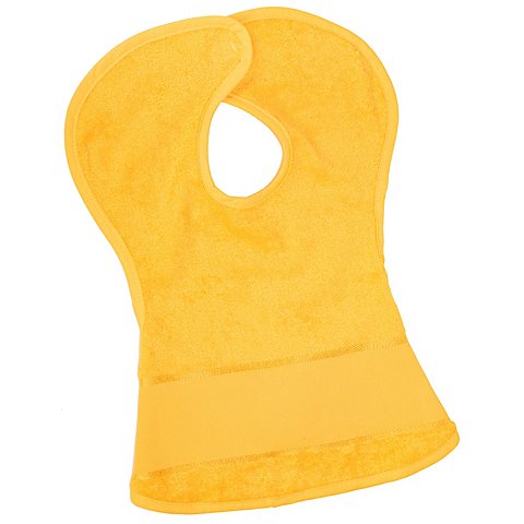 Image of buttinette Sticklätzchen mit Klettverschluss an Hals und Rücken, gelb