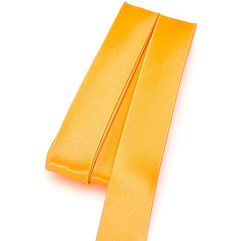 Image of buttinette Satin-Schrägband, gelb, Breite: 2 cm, Länge: 5 m