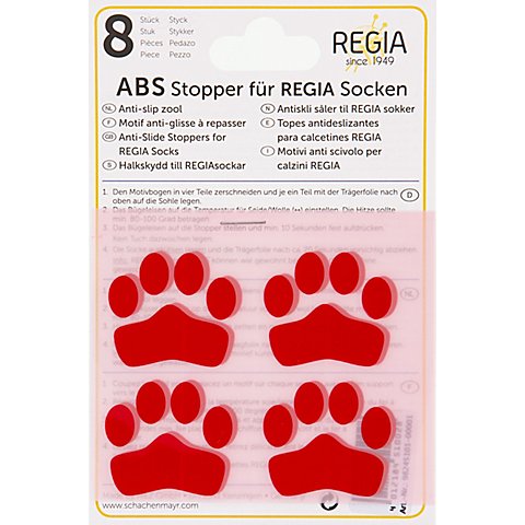 Image of Regia ABS-Sockenstopper, rot