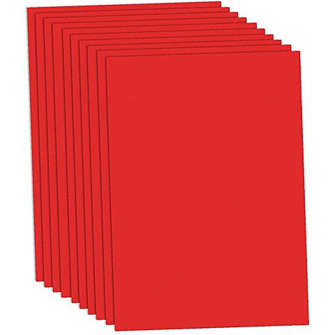 Image of Fotokarton, rot, 50 x 70 cm, 10 Blatt