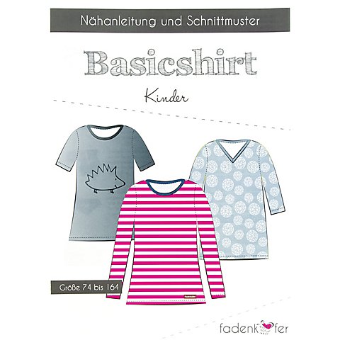 Image of Fadenkäfer Schnitt "Basicshirt" für Kinder