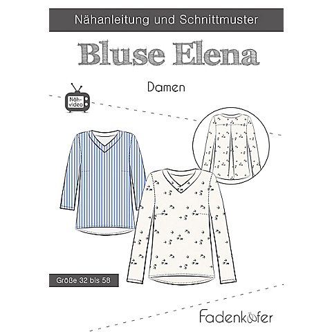 Image of Fadenkäfer Schnitt "Bluse Elena" für Damen