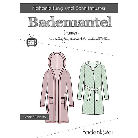 Image of Fadenkäfer Schnitt "Bademantel" für Damen