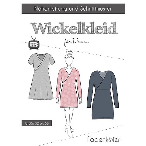 Image of Fadenkäfer Schnitt "Wickelkleid" für Damen