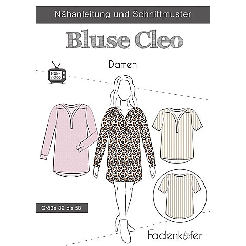 Image of Fadenkäfer Schnitt "Bluse Cleo" für Damen