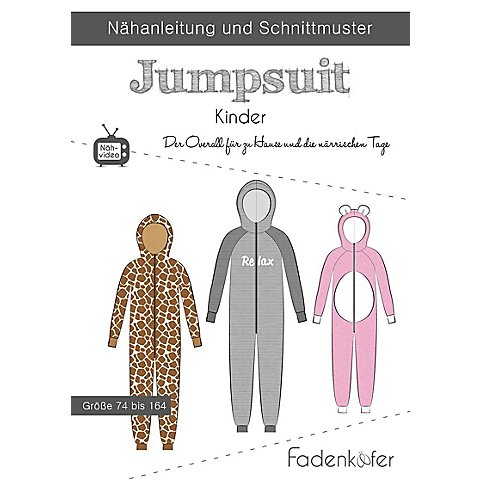 Image of Fadenkäfer Schnitt "Jumpsuit" für Kinder