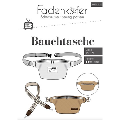 Image of Fadenkäfer Schnitt "Bauchtasche"