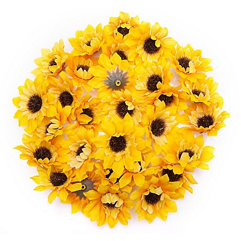Image of Streu-Sonnenblumen, 4,5 cm Ø, 24 Stück