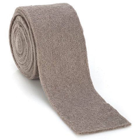 Image of Filzband, taupe, 7,5 cm, 3 m