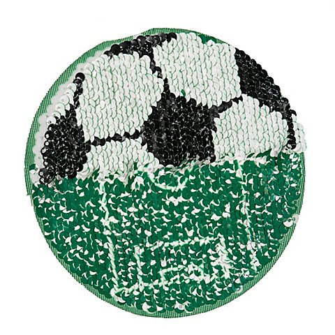 Image of buttinette Wende-Applikation "Fussball", 13 cm Ø