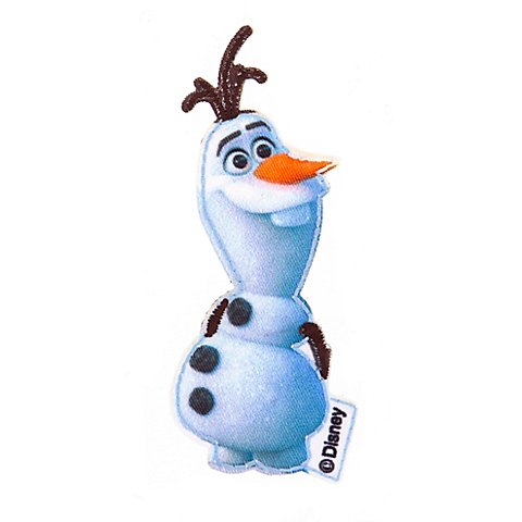 Image of Disney Applikation "Olaf", Grösse: 3 x 7,5 cm, 1 Stück