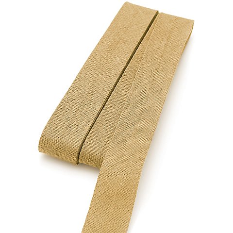 Image of buttinette Baumwoll-Schrägband, senf, Breite: 2 cm, Länge: 5 m