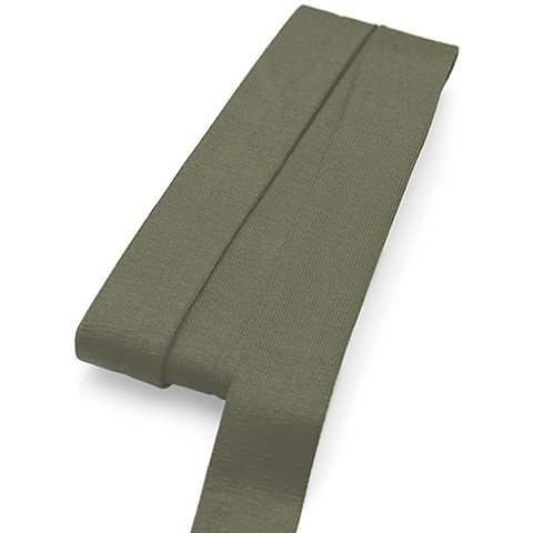 Image of buttinette Jersey Einfassband, khaki, Breite: 2 cm, Länge: 3 m