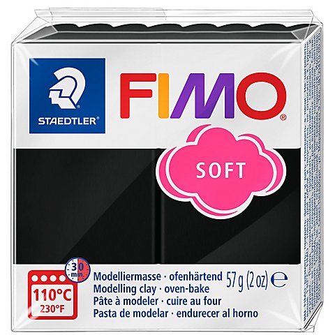 Image of Fimo-Soft, schwarz, 57 g
