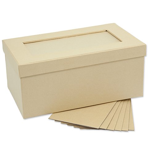Image of Rechteckige Fotobox aus Pappe, 27,5 x 16,5 x 11,5 cm