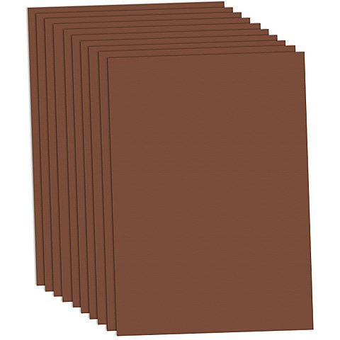 Image of Tonzeichenpapier, braun, 50 x 70 cm, 10 Blatt