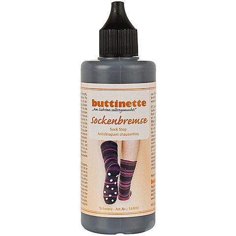 Image of buttinette "Sockenbremse", 100 ml, schwarz