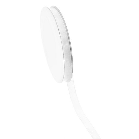 Image of Chiffonband, weiss, 10 mm, 25 m