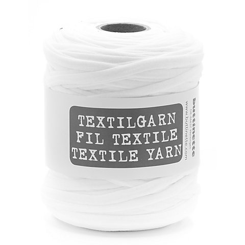 Image of buttinette Textilgarn, weiss, 450 g