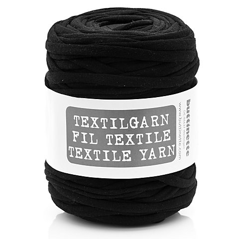 Image of buttinette Textilgarn, schwarz, 450 g
