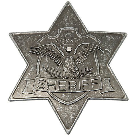 Image of Sheriffstern, altsilber