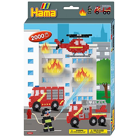 Image of Hama Bügelperlen-Set "Feuerwehr"