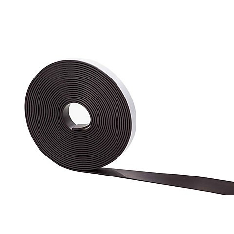 Image of Magnetband, schwarz, 1,25 cm, 5 m