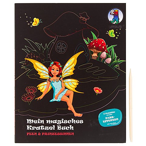 Image of Ursus Kratzel Buch "Feen & Prinzessinnen", 12 Bilder