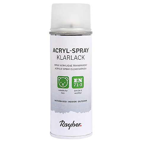 Image of Acryl-Spray Klarlack, matt, wasserbasierend, 200 ml