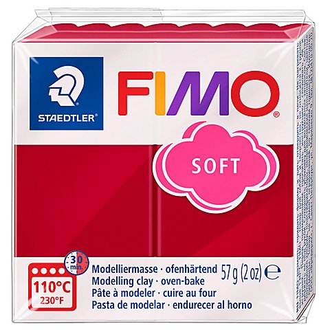 Image of Fimo-Soft, kirschrot, 57 g