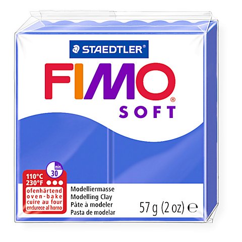 Image of Fimo-soft, brillantblau, 57 g
