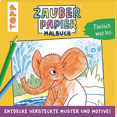 Image of Malbuch "Zauberpapier - Tierisch was los"