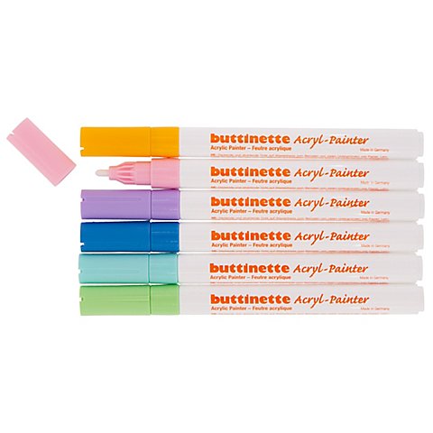 Image of buttinette Acryl-Painter Pastell-Set, Stärke: 2 mm