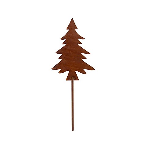 Image of Rost-Baum aus Metall, braun, 18 cm