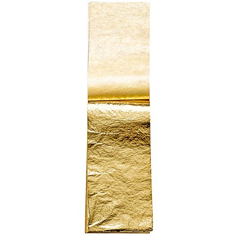 Image of Blattmetall gold, 14 x 7 cm, 25 Blatt
