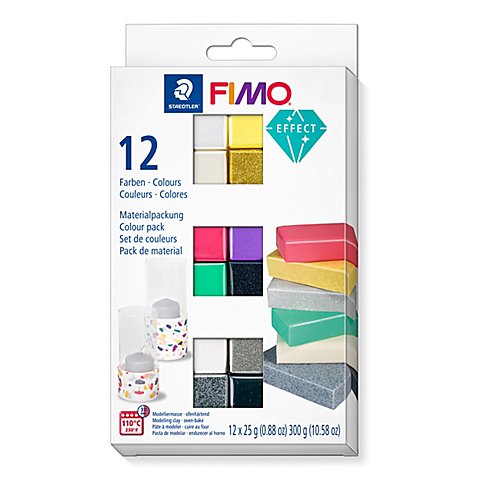 Image of Fimo "Effectfarben-Set", 12 Farben