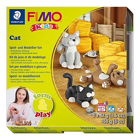 Image of Fimo kids form & play "Katzen"
