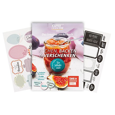 Image of Buch "Das kreative Stickerbuch &ndash; Kochen, Backen & Verschenken"