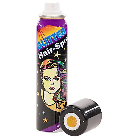 Image of Farbloses Haarspray "Glitter", gold