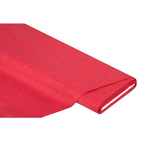 Image of Beschichtetes Baumwollmischgewebe "Meran" Uni, rot