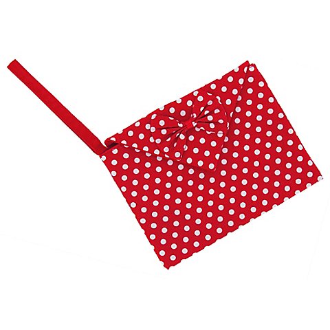 Image of buttinette Clutch "White Dots"