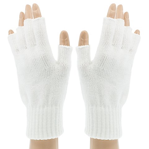 Image of Strickhandschuhe "White Hands"