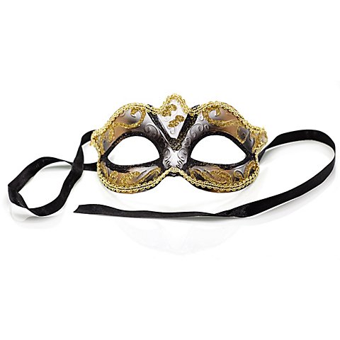 Image of Maske "Venezia", schwarz/gold