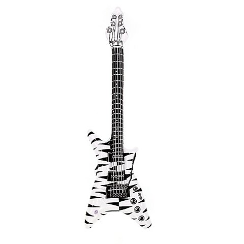 Image of Aufblasbare E-Gitarre "Black & White"