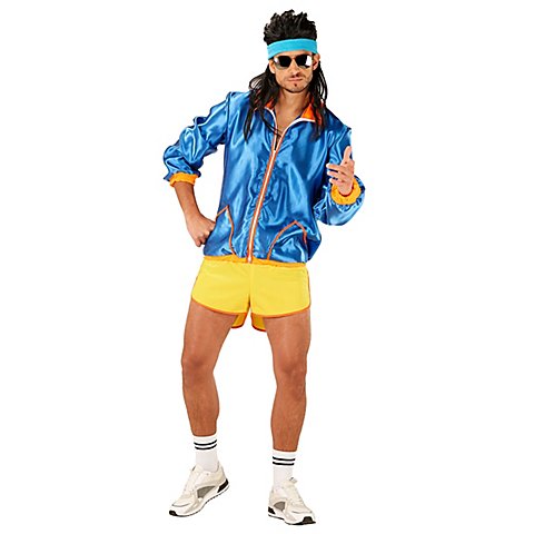 Image of Kostüm 80er-Jahre-Boy, blau/gelb