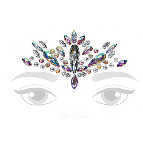 Image of Face-Art-Tattoo "Crystal"